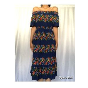 Off the shoulder floral dress